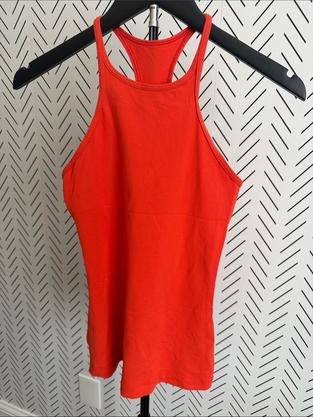 lululemon athletica Bright orange Racerback Tank